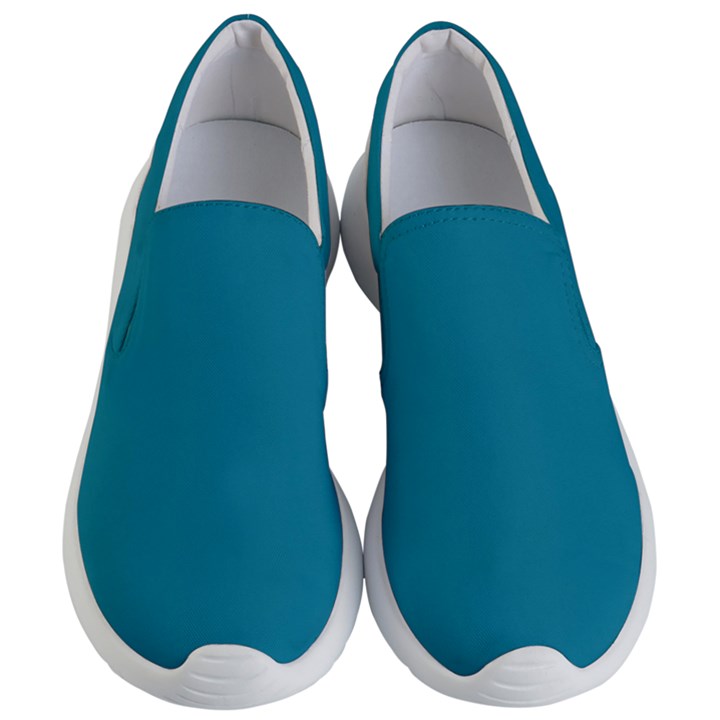 True Teal Blue Color Women s Lightweight Slip Ons