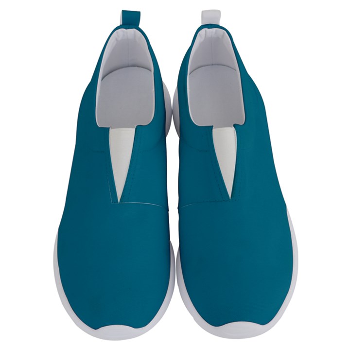 True Teal Blue Color No Lace Lightweight Shoes