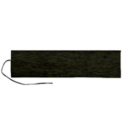 Army Green Color Textured Roll Up Canvas Pencil Holder (l) by SpinnyChairDesigns