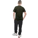 Army Green Color Textured Men s Sport Top View2