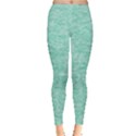 Biscay Green Texture  Inside Out Leggings View3