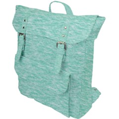 Biscay Green Texture  Buckle Up Backpack by SpinnyChairDesigns