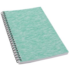 Biscay Green Texture  5 5  X 8 5  Notebook by SpinnyChairDesigns