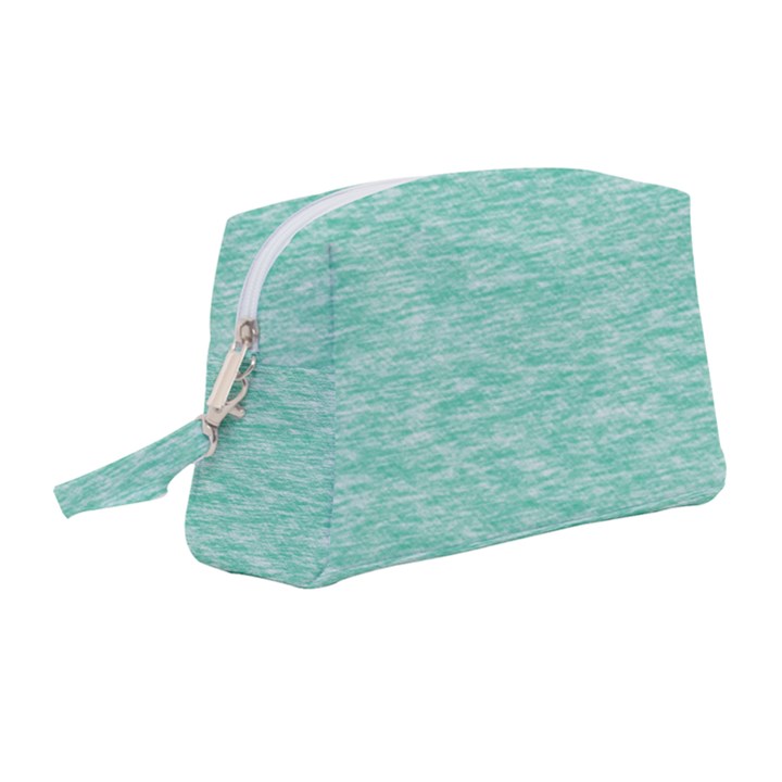 Biscay Green Texture  Wristlet Pouch Bag (Medium)