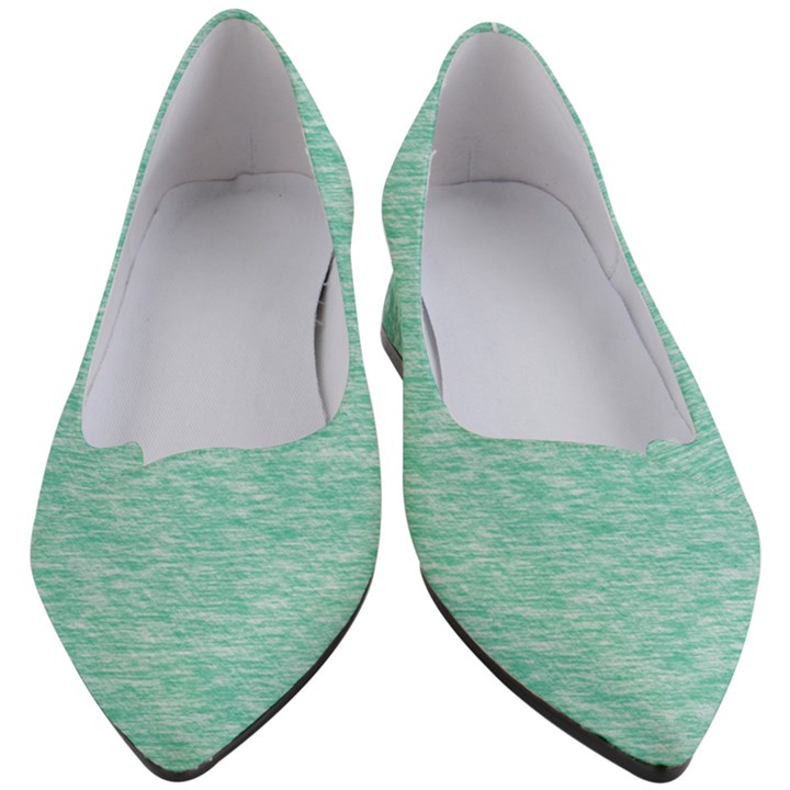 Biscay Green Texture  Women s Block Heels 