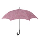 Blush Pink Textured Hook Handle Umbrellas (Medium) View3