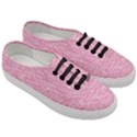 Blush Pink Textured Women s Classic Low Top Sneakers View3