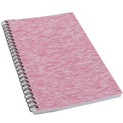 Blush Pink Textured 5 5  X 8 5  Notebook by SpinnyChairDesigns