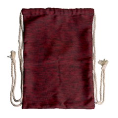 Dark Red Texture Drawstring Bag (large) by SpinnyChairDesigns