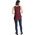 Dark Red Texture Sleeveless Tunic View2