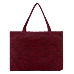 Dark Red Texture Medium Tote Bag by SpinnyChairDesigns