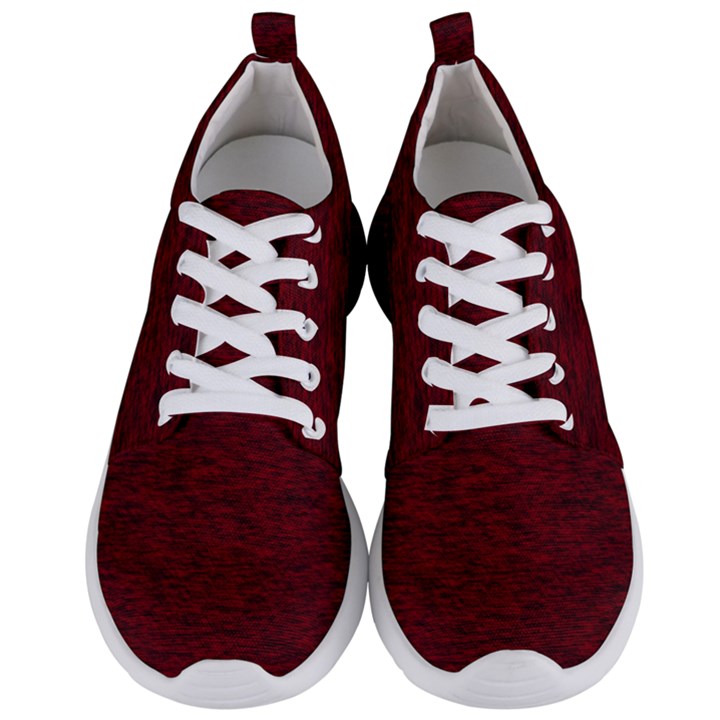 Dark Red Texture Men s Lightweight Sports Shoes