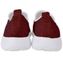 Dark Red Texture Men s Slip On Sneakers View4