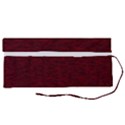 Dark Red Texture Roll Up Canvas Pencil Holder (S) View2