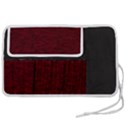 Dark Red Texture Pen Storage Case (M) View2