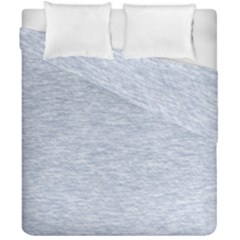 Fade Pale Blue Texture Duvet Cover Double Side (california King Size) by SpinnyChairDesigns