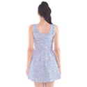 Fade Pale Blue Texture Scoop Neck Skater Dress View2