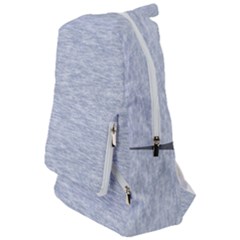 Fade Pale Blue Texture Travelers  Backpack by SpinnyChairDesigns