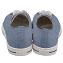 Faded Denim Blue Texture Women s Low Top Canvas Sneakers View4