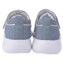 Faded Denim Blue Texture Women s Velcro Strap Shoes View4