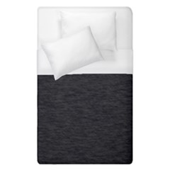 Black Color Texture Duvet Cover (single Size) by SpinnyChairDesigns