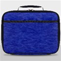 Cobalt Blue Color Texture Full Print Lunch Bag View1