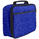 Cobalt Blue Color Texture Full Print Lunch Bag View3