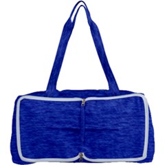 Cobalt Blue Color Texture Multi Function Bag by SpinnyChairDesigns