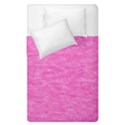 Neon Pink Color Texture Duvet Cover Double Side (Single Size) View2