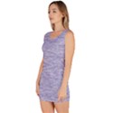 Light Purple Color Textured Bodycon Dress View2