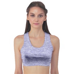 Light Purple Color Textured Sports Bra by SpinnyChairDesigns