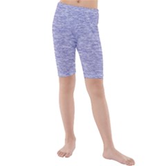 Light Purple Color Textured Kids  Mid Length Swim Shorts by SpinnyChairDesigns