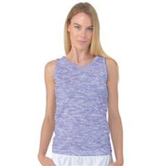 Light Purple Color Textured Women s Basketball Tank Top by SpinnyChairDesigns