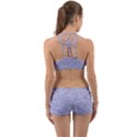 Light Purple Color Textured Back Web Gym Set View2