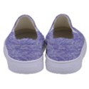 Light Purple Color Textured Kids  Canvas Slip Ons View4