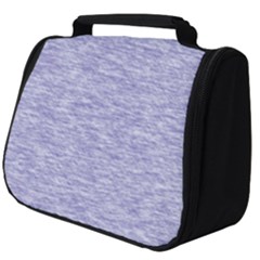 Light Purple Color Textured Full Print Travel Pouch (big) by SpinnyChairDesigns