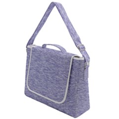 Light Purple Color Textured Box Up Messenger Bag by SpinnyChairDesigns