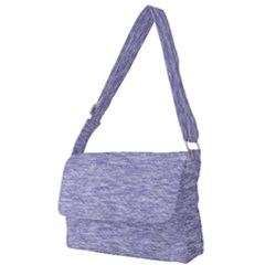 Light Purple Color Textured Full Print Messenger Bag (s) by SpinnyChairDesigns