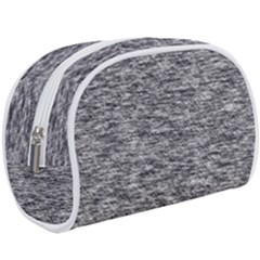 Black White Grey Texture Makeup Case (large) by SpinnyChairDesigns