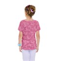 Blush Pink Butterflies Batik Kids  One Piece Tee View2