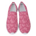 Blush Pink Butterflies Batik Women s Slip On Sneakers View1