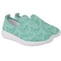 Biscay Green Monarch Butterflies Kids  Slip On Sneakers View3