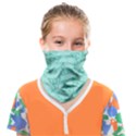 Biscay Green Monarch Butterflies Face Covering Bandana (Kids) View1