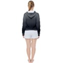 Black Gradient Ombre Color Women s Tie Up Sweat View2