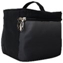 Black Gradient Ombre Color Make Up Travel Bag (Big) View1