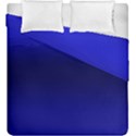 Cobalt Blue Gradient Ombre Color Duvet Cover Double Side (King Size) View2