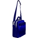 Cobalt Blue Gradient Ombre Color Crossbody Day Bag View2