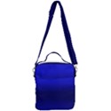 Cobalt Blue Gradient Ombre Color Crossbody Day Bag View3