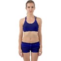 Cobalt Blue Gradient Ombre Color Back Web Gym Set View1