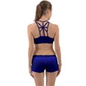 Cobalt Blue Gradient Ombre Color Back Web Gym Set View2